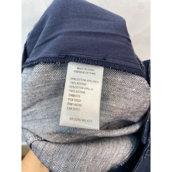 Brochu Walker Women's Talia Pant Straight Leg Ankle Crop Elastic Waist Size XS - Picture 8 of 9